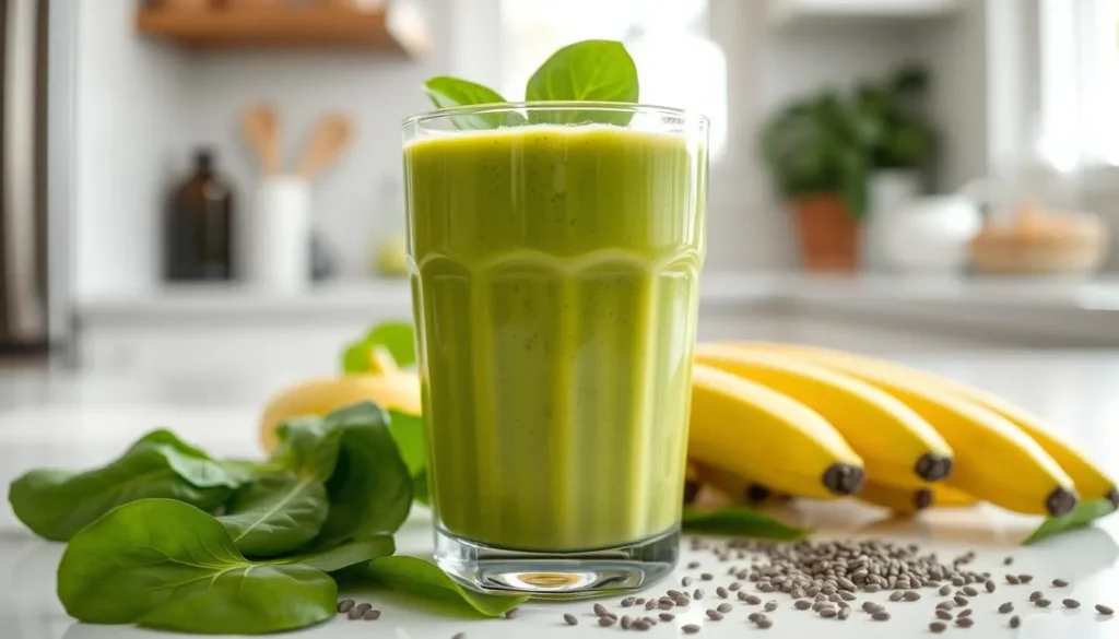 green protein shake
