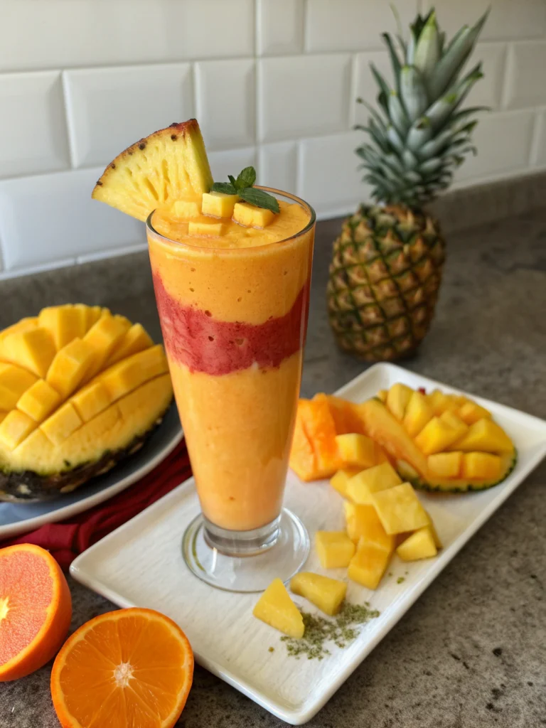 Tropical Sunrise Smoothie