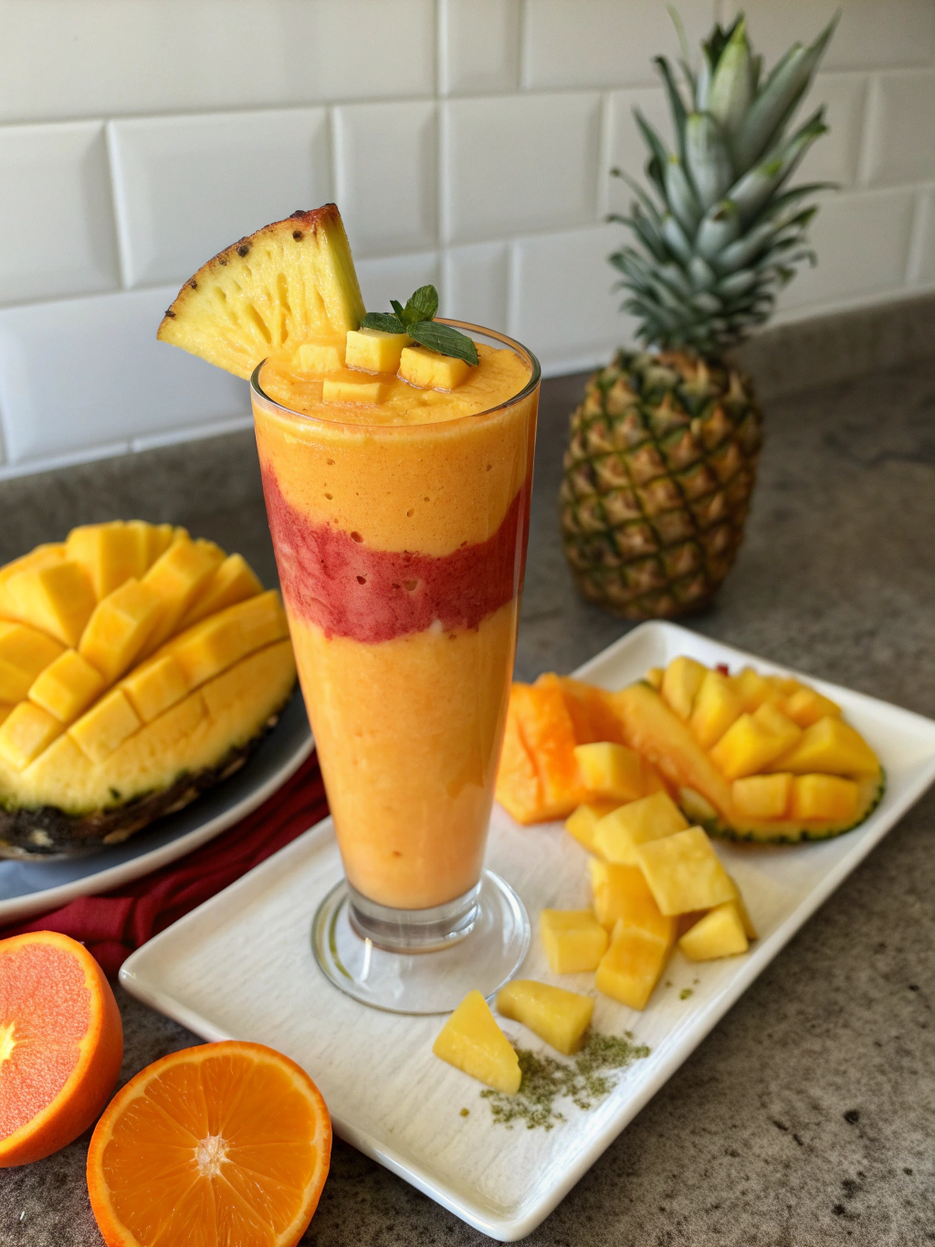 How to Make the Perfect Tropical Sunrise Smoothie in 5 Easy Steps